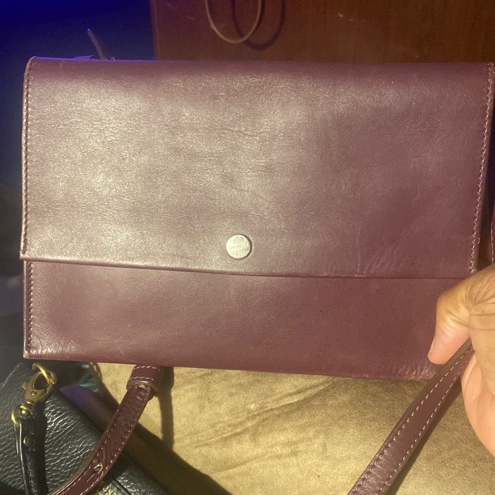 Shinola leather crossbody